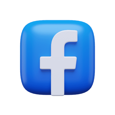 Logo 3D de Facebook