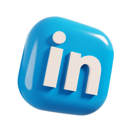 Logo 3D de LinkedIn