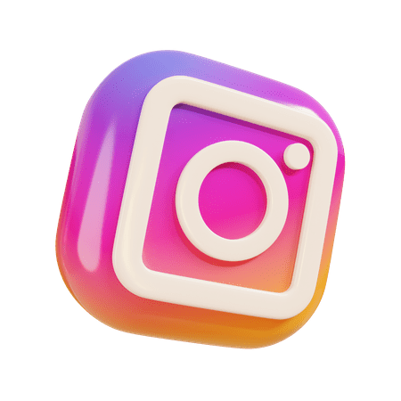 Logo 3D de Instagram